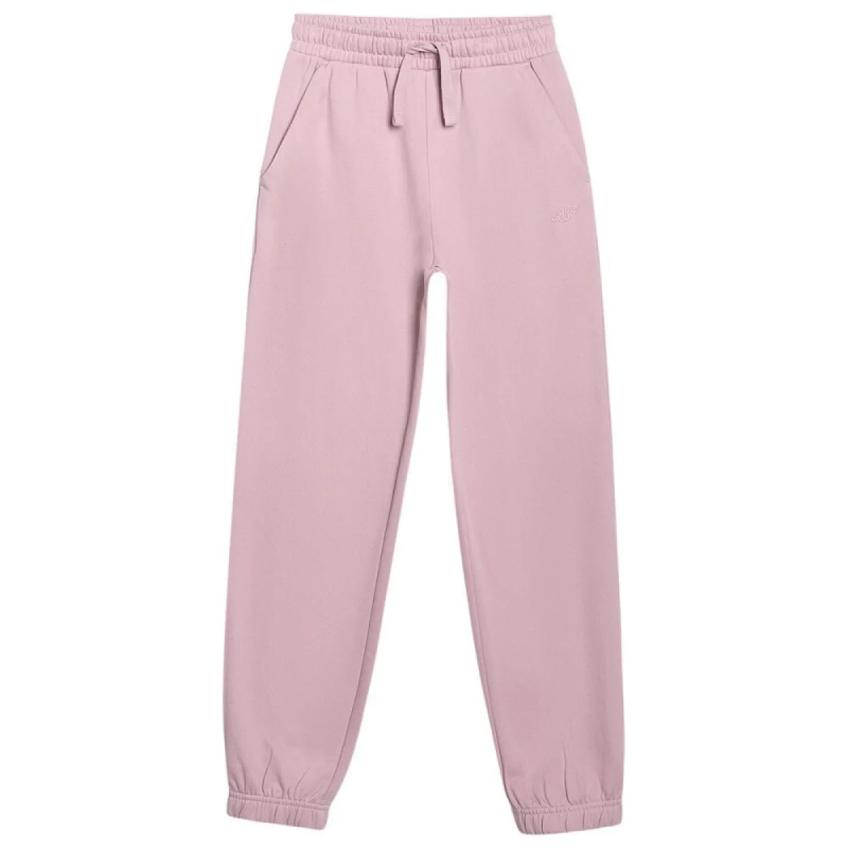 Lány melegítőnadrágok 4F JUNIOR TROUSERS CAS F1249-4FJWAW25TTROF1249-56S-LIGHT PINK · záber 2