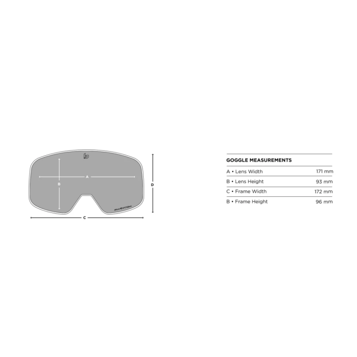 Síszemüveg BOLLE NEVADA Black Cross Matte - Phantom+ Blue Semi-Polarized Photochromic Cat 1 to 3 · záber 4