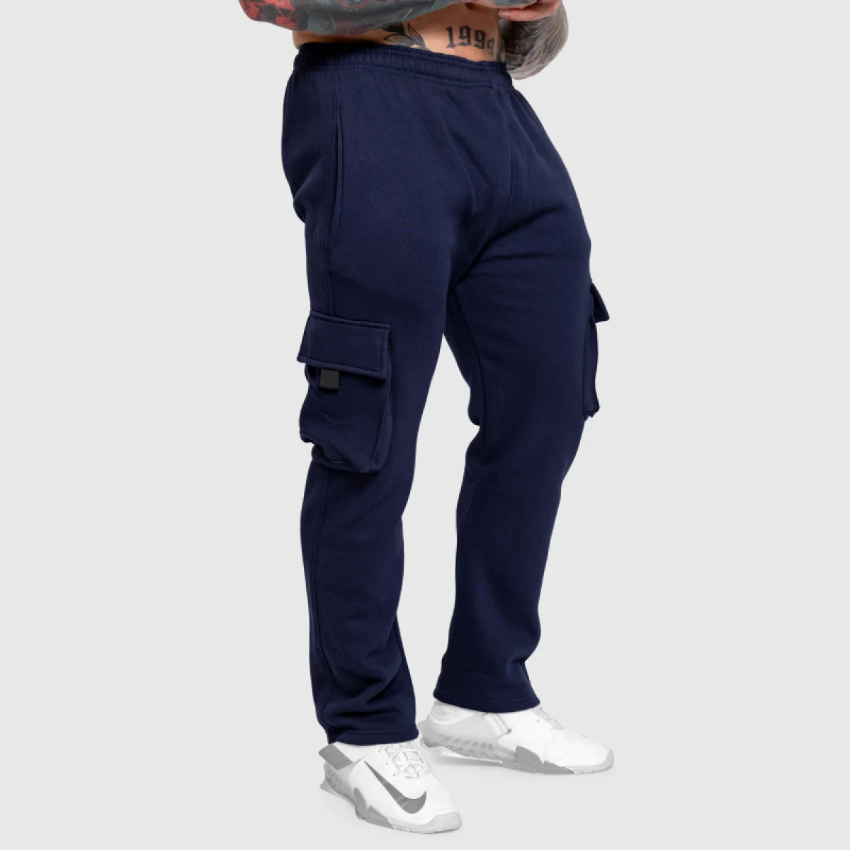 Férfi melegítőnadrág Iron Aesthetics Utility, navy · záber 5