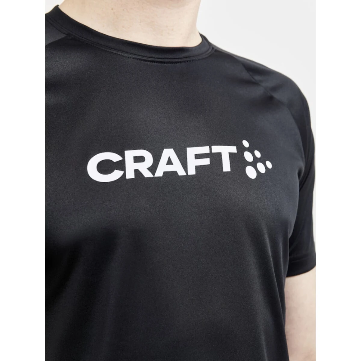 Férfi rövid ujjú edzőpóló CRAFT CORE ESSENCE LOGO TEE M · záber 5