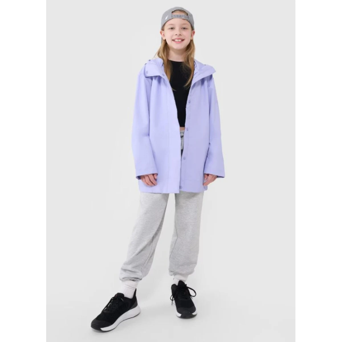 Lány esőkabát 4F JUNIOR JACKET U213-52S-LIGHT VIOLET - Pohlavie: Gyerek · záber 5