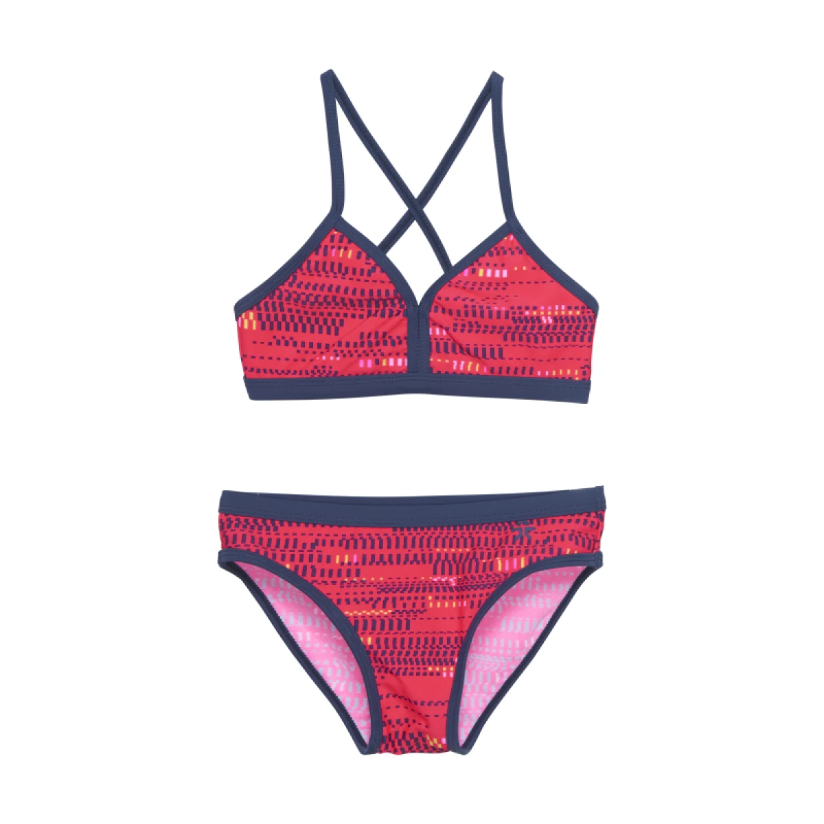 Lány fürdőruhák COLOR KIDS Bikini - AOP, diva pink · záber 2