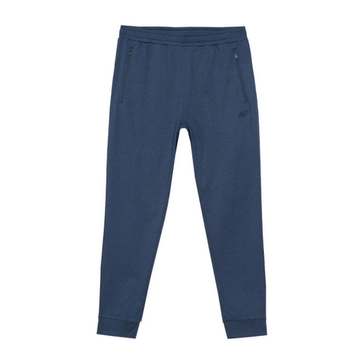 Férfi bélelt melegítőnadrágok 4F TROUSERS FNK-WAW24TFTRM682-31M-NAVY MELANGE · záber 4