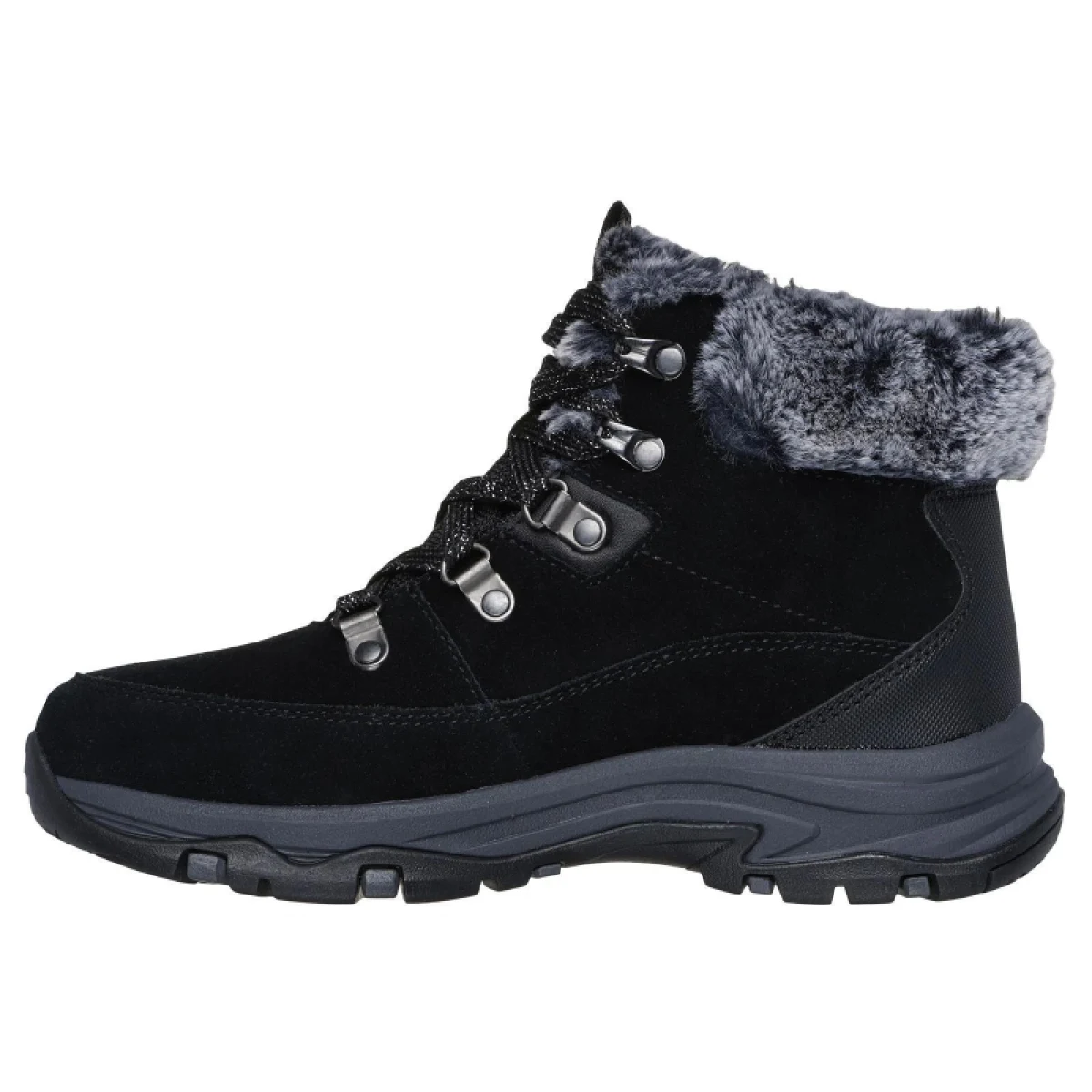 Női bokacsizmák télen SKECHERS Trego Snow Worries W natural · záber 3