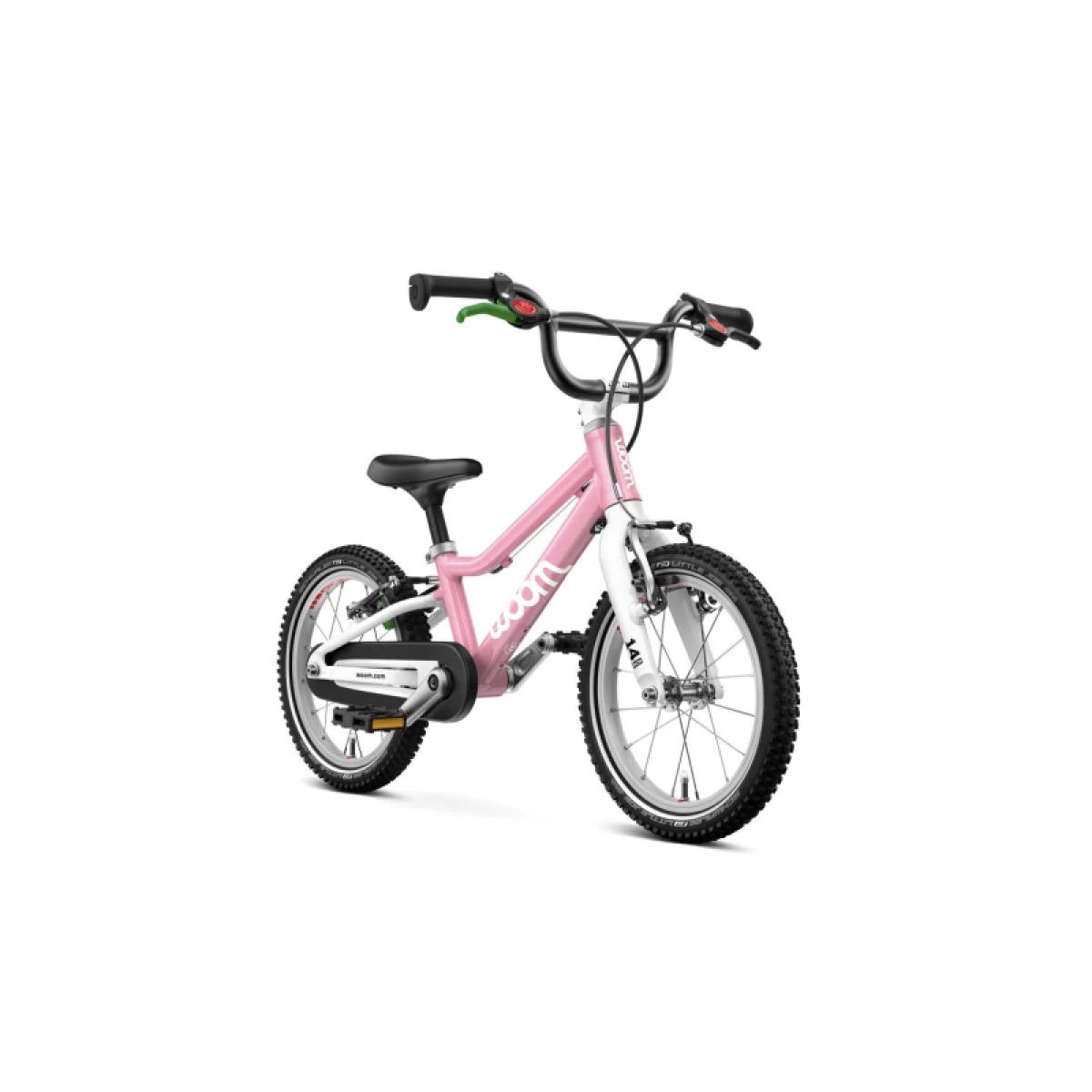 Lány városi kerékpár WOOM GO 2, hot pink · záber 2