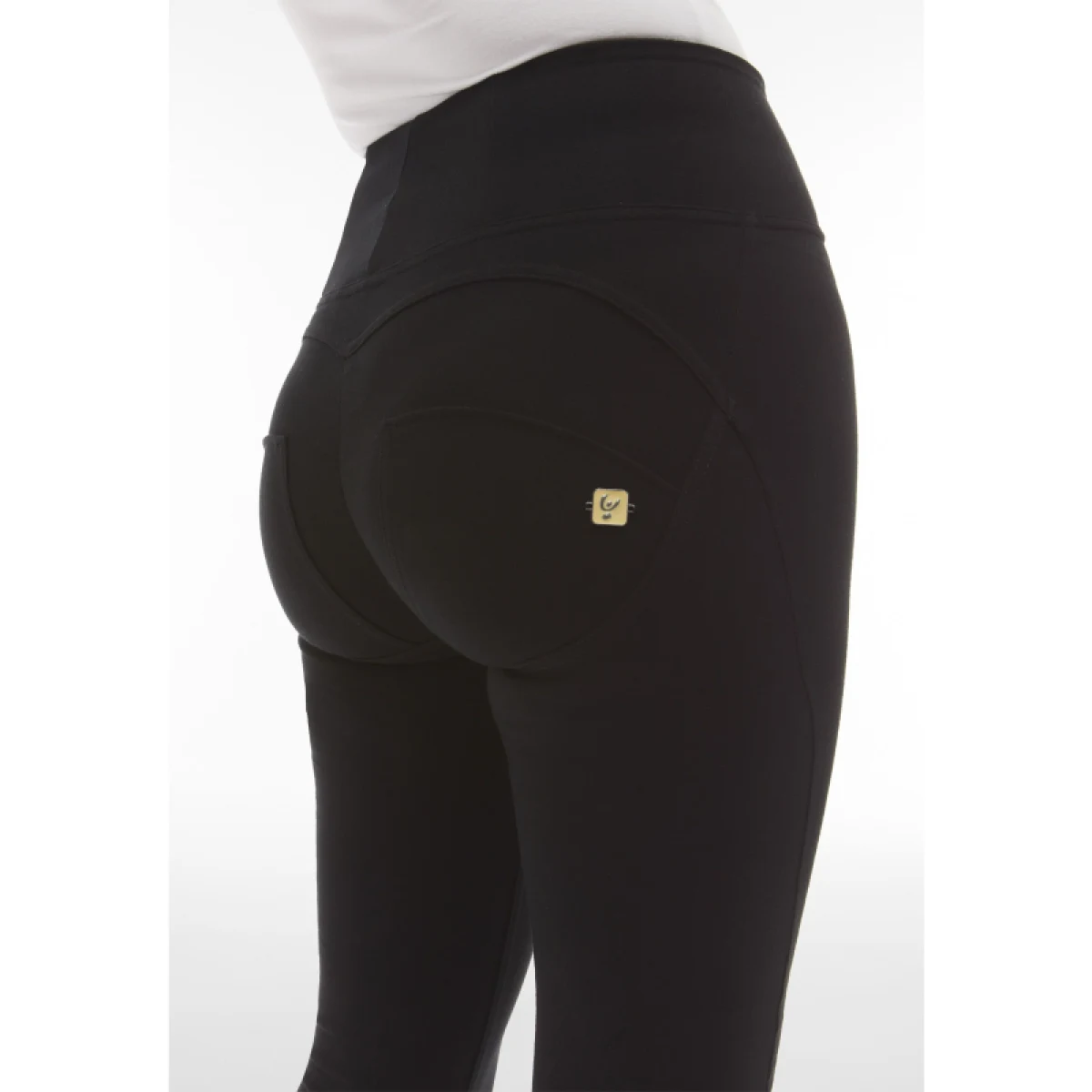 Női jeggings nadrág FREDDY WR.UP® skinny push up organic cotton trousers with high waist-Grey · záber 4