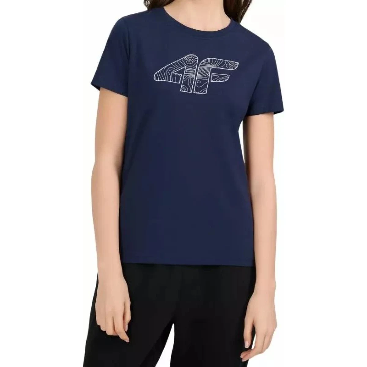 Női rövid ujjú póló 4F TSHIRT F3309-31S-NAVY · záber 2
