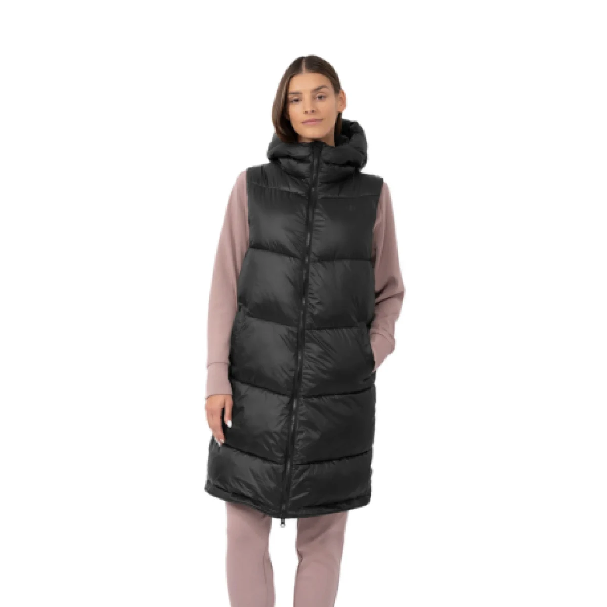 Női mellény 4F VEST-AW23TVESF074-20S-DEEP BLACK · záber 1