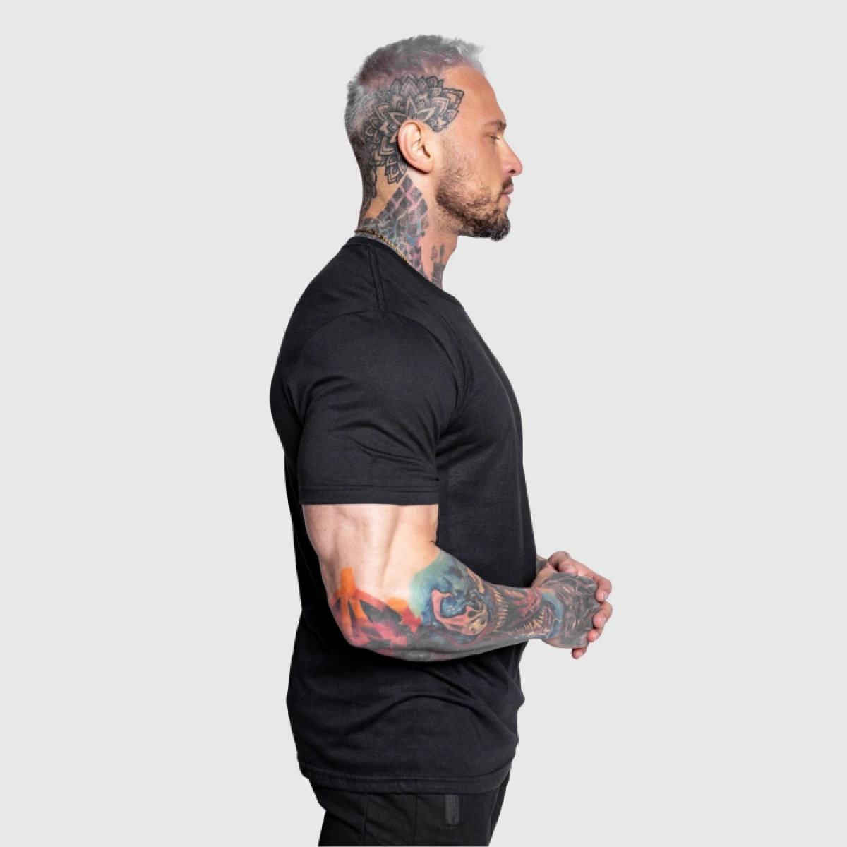 Férfi sportpóló Iron Aesthetics Quick, fekete · záber 4