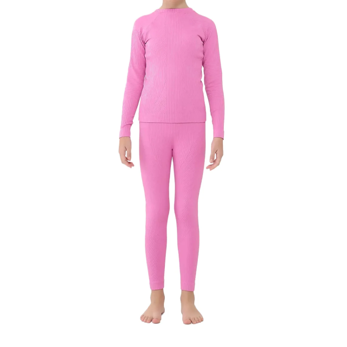 Lányi thermo fehérnemű felső és alsó rész 4F JUNIOR SEAMLESS UNDERWEAR F251-4FJWAW25USEAF251-55S-HOT PINK - Pohlavie: Gyerek · záber 2