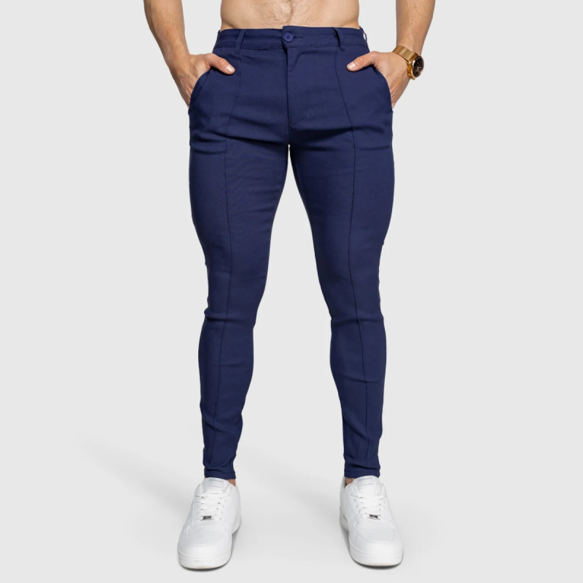 Sztreccs nadrág Iron Aesthetics Excellence, navy · záber 2