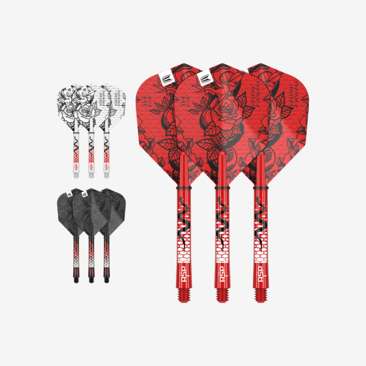 DARTS TOLL+SZÁR TARGET NATHAN ASPINALL INK, HOSSZÚ SZÁRRAL · záber 1