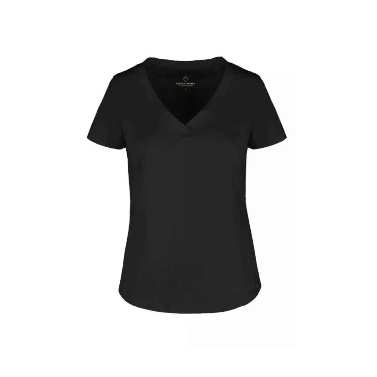 Női rövid ujjú V-nyakú póló VOLCANO T-LEA-BLACK · záber 11