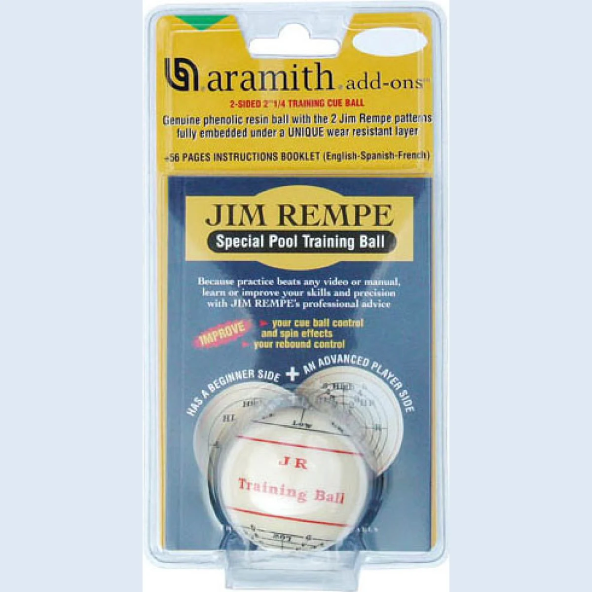 Aramith Gyakorló golyó Jim Rempe · záber 1