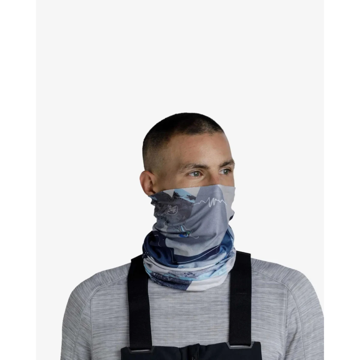 Többfunkciós sál BUFF THERMONET® SYNTH BLUE · záber 5
