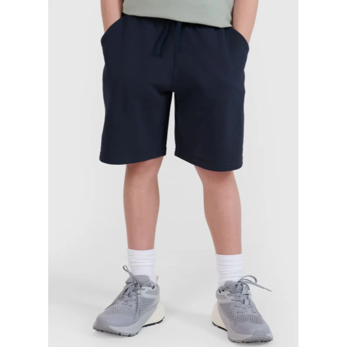 Fiú melegítőnadrág rövidnadrág 4F JUNIOR SHORTS CAS M629-31S-NAVY · záber 2