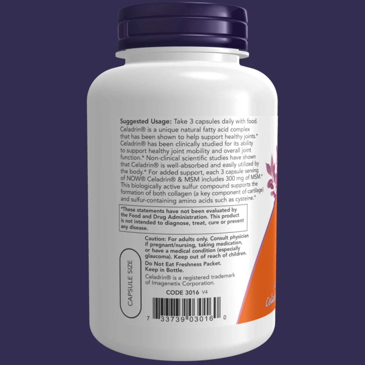 Celadrin® & MSM 500 mg 120 Capsules · záber 2