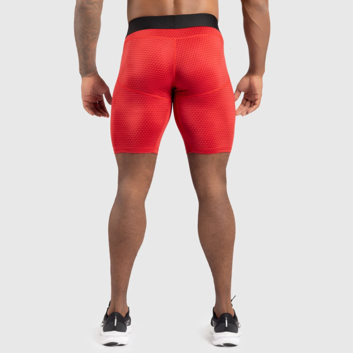 Funkcionális rövidnadrág Iron Aesthetics Evolution, piros · záber 4