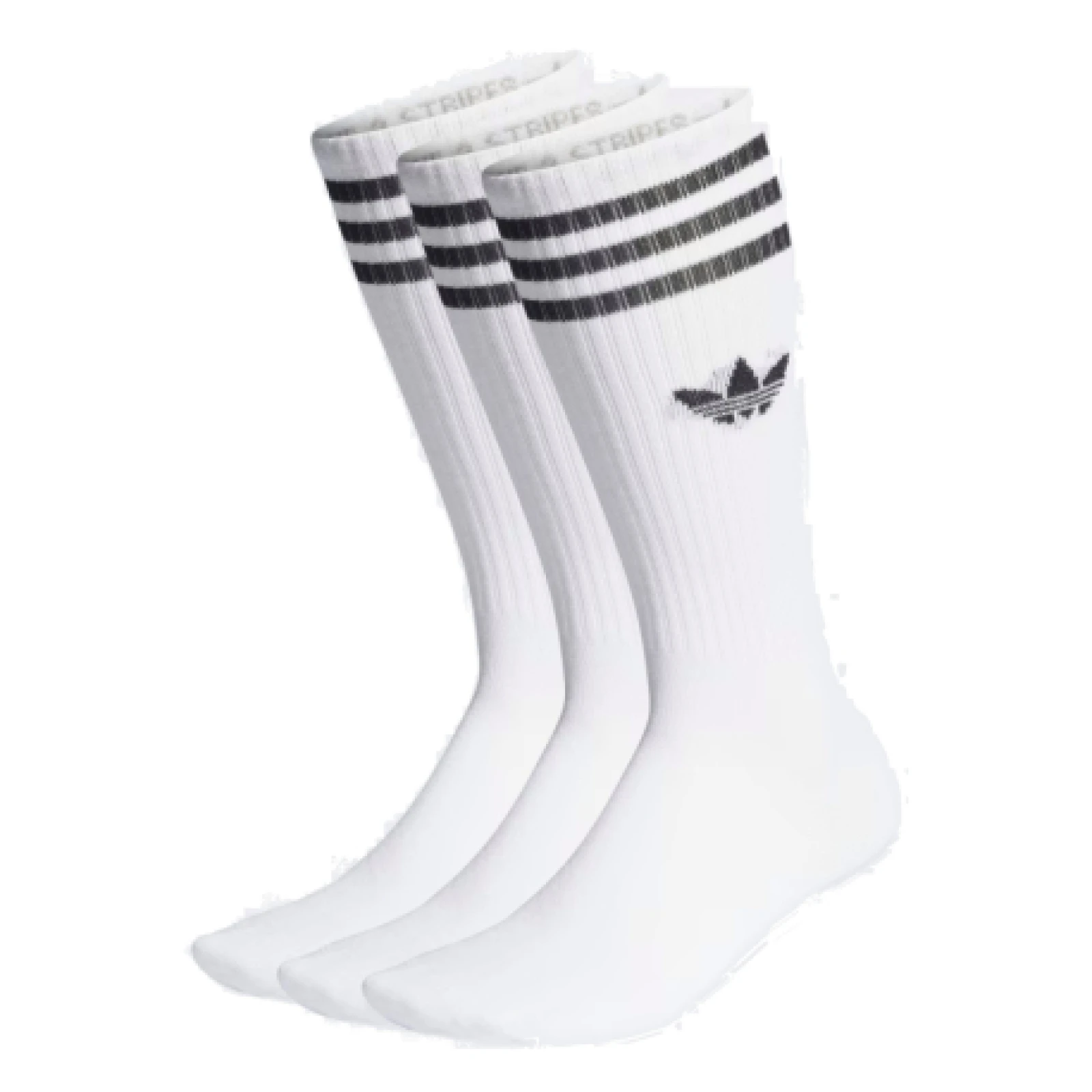Zoknik ADIDAS ORIGINALS 3 PACK-HIGH CREW SOCK- WHITE · záber 1