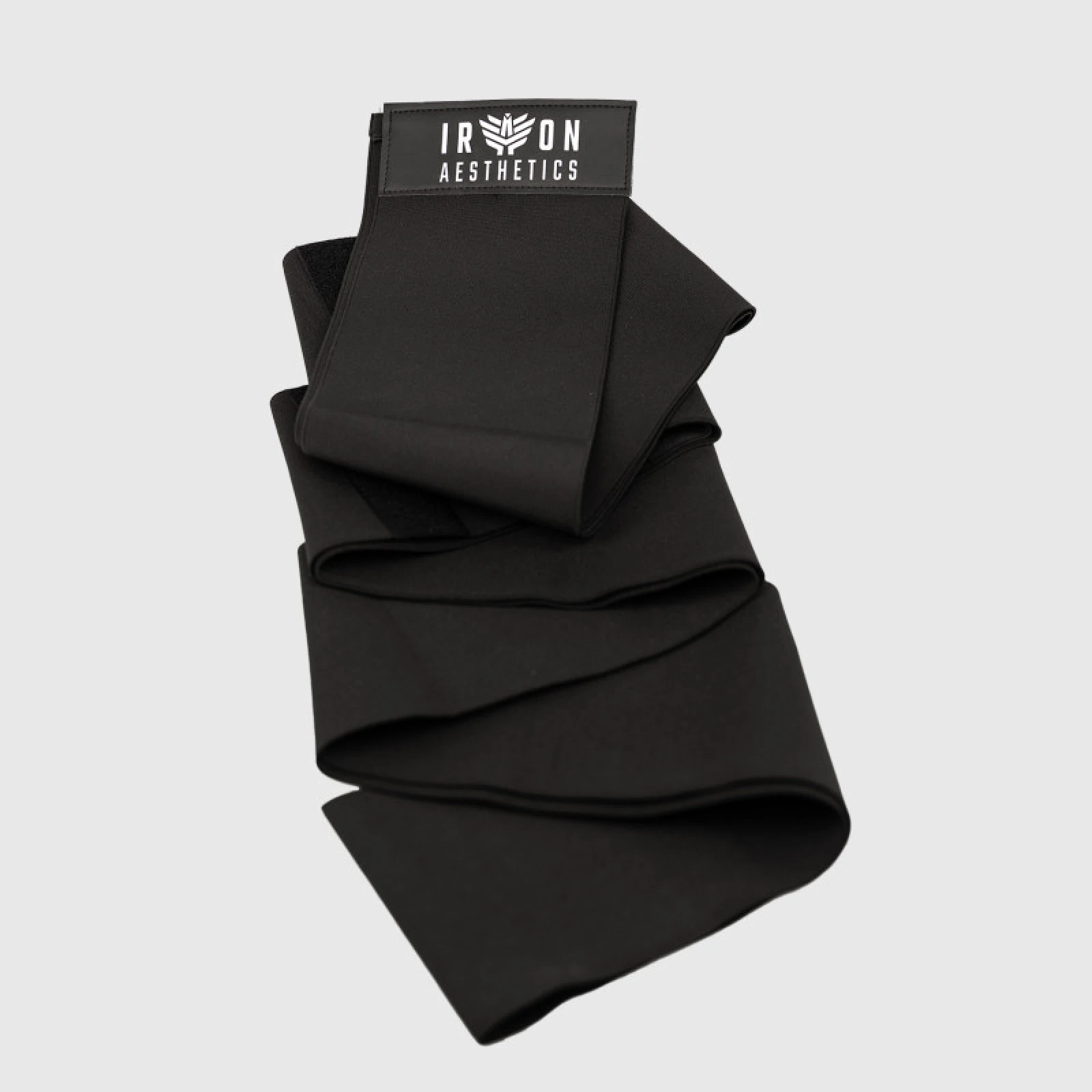 Elasztikus deréköv Iron Aesthetics Waist Wrap, fekete · záber 3
