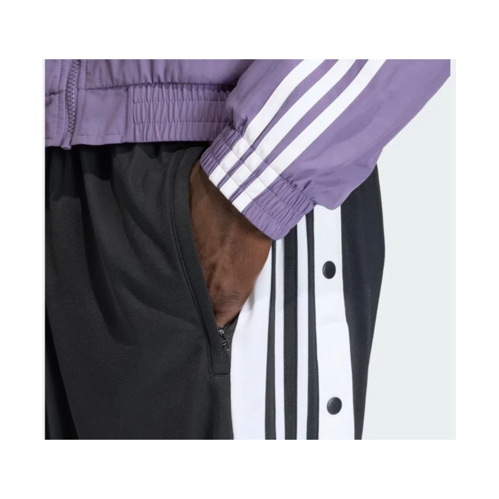 Férfi nadrágok ADIDAS ORIGINALS ADIBREAK TP BLACK WHITE · záber 3