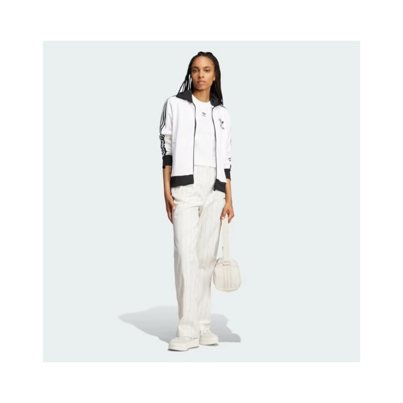 Női rövid ujjú póló ADIDAS ORIGINALS ESS SLIM TEE WHITE · záber 9