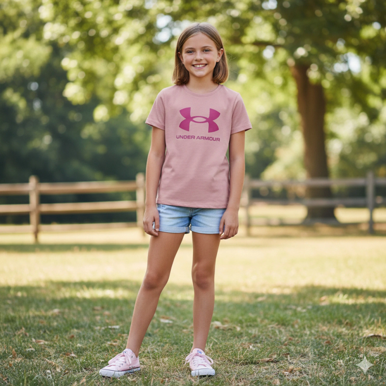 Lány póló rövid ujjú UNDER ARMOUR UA BIG LOGO SS · záber 8