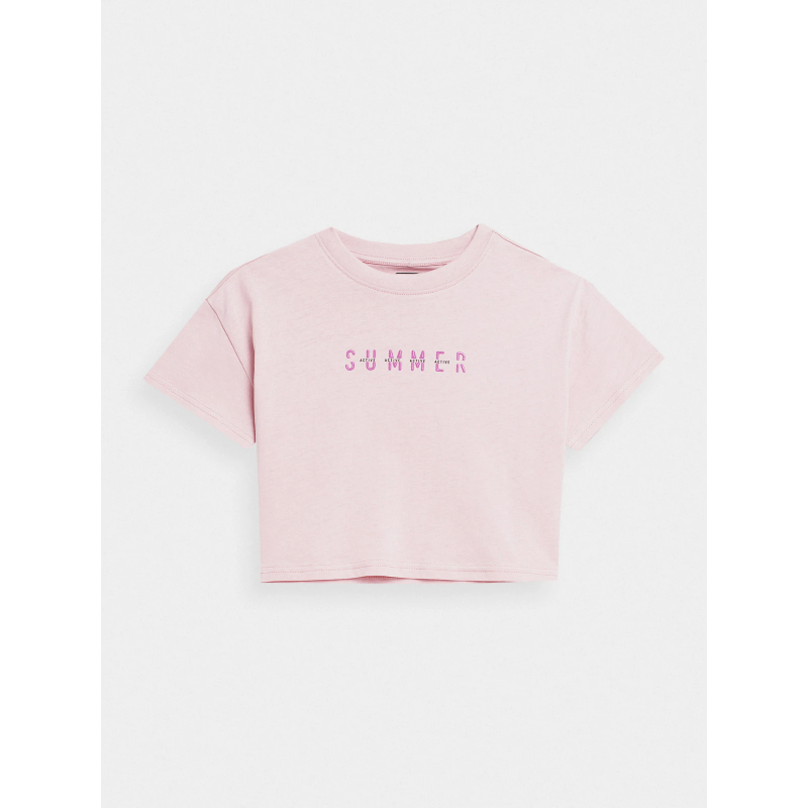 Lány póló rövid ujjú 4F JUNIOR TSHIRT F393-56S-LIGHT PINK · záber 2