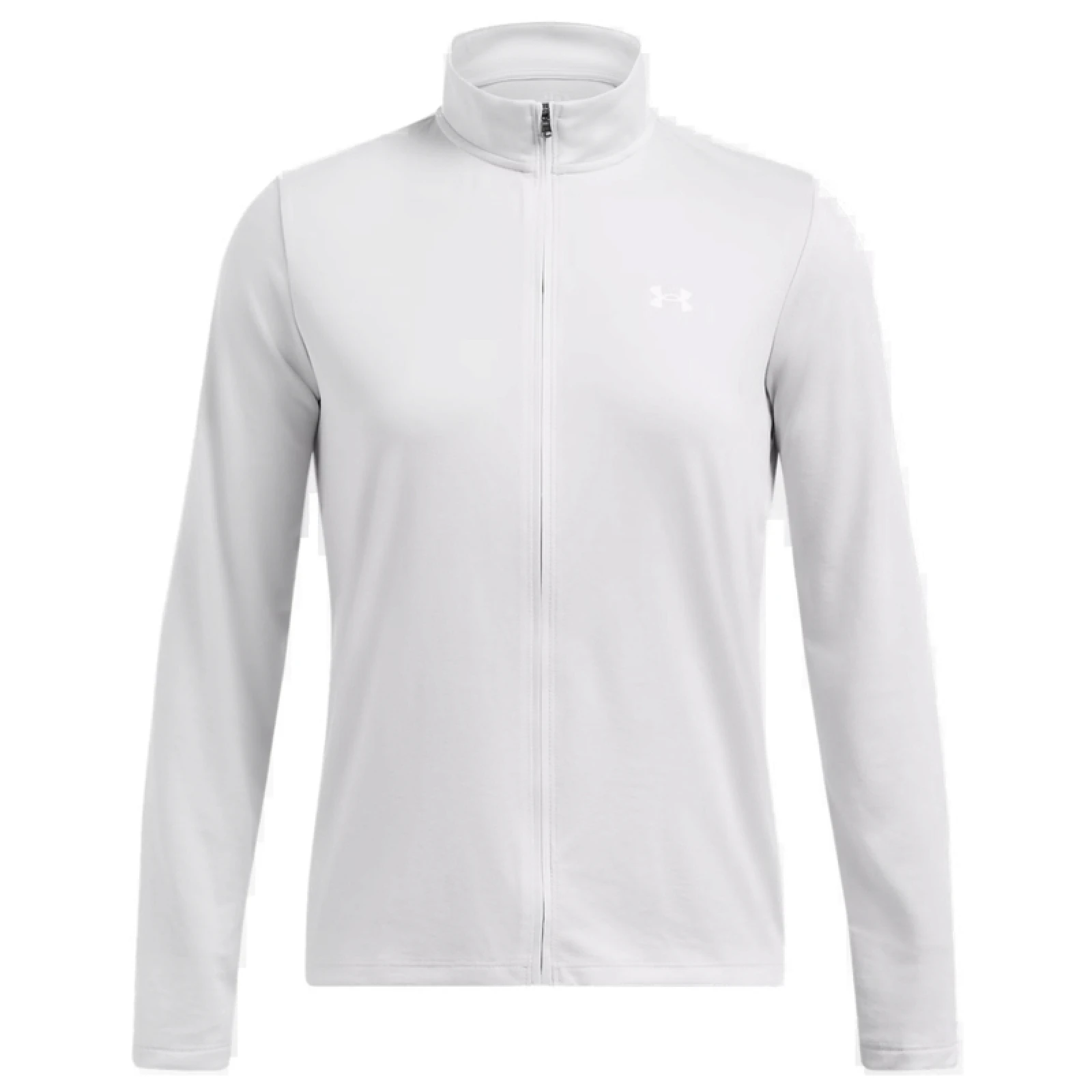 Női cipzáras edzőpulóver UNDER ARMOUR Tech Full Zip-GRY · záber 4