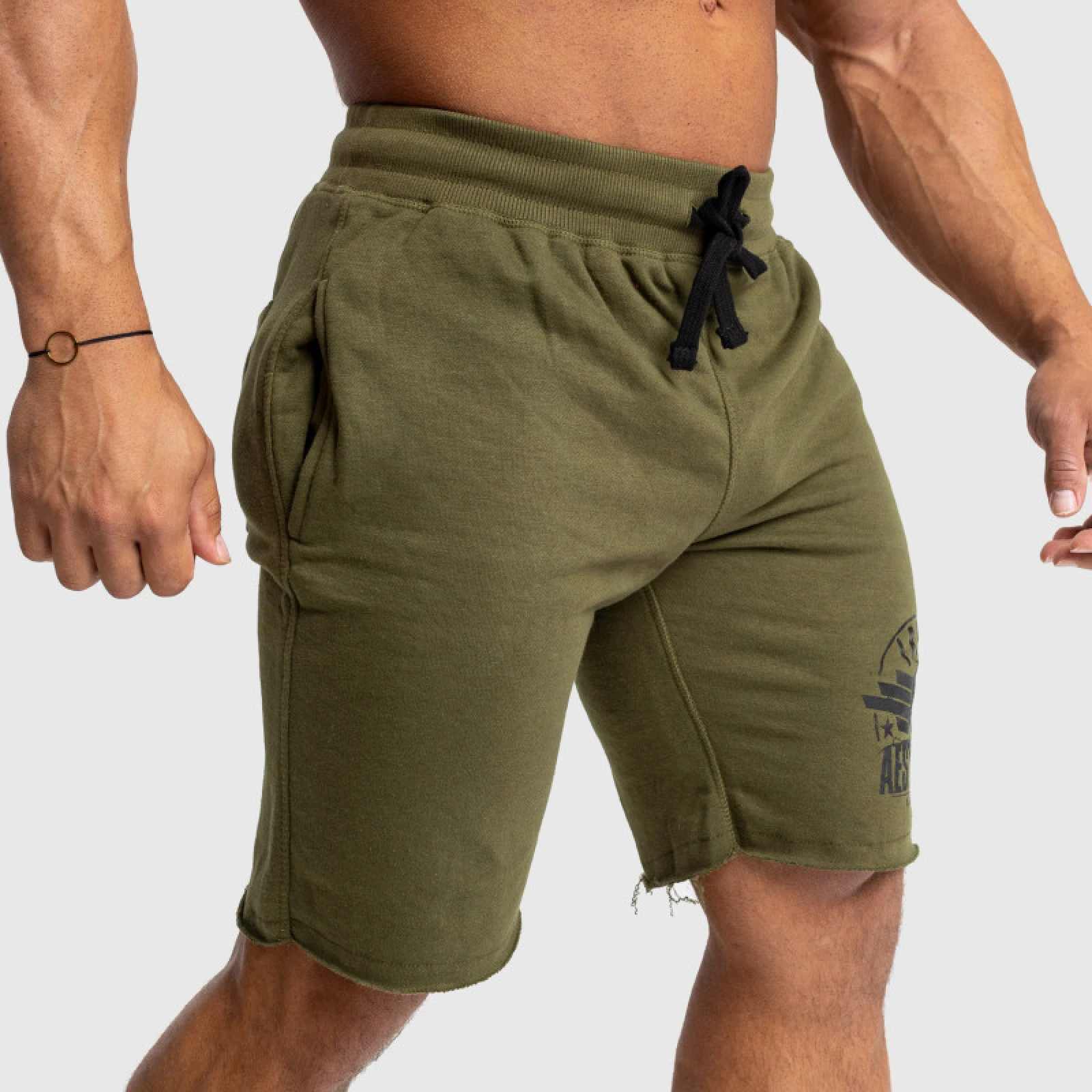 Férfi melegítősort Iron Aesthetics Force, katonazöld · záber 5