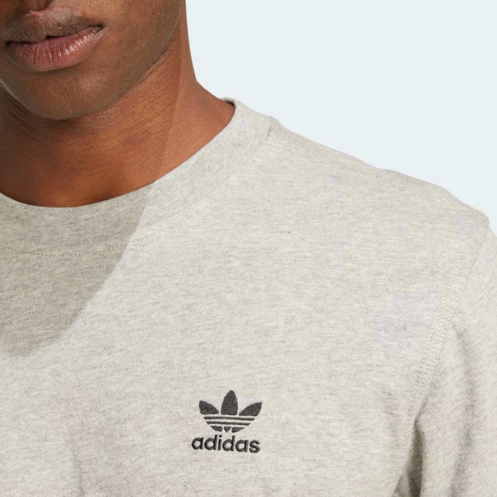 Férfi rövid ujjú póló ADIDAS ORIGINALS TREFOIL ESS TEE-MGREYH · záber 5