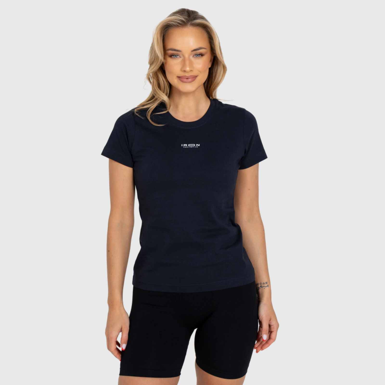 Női póló Iron Aesthetics Basic, navy · záber 2