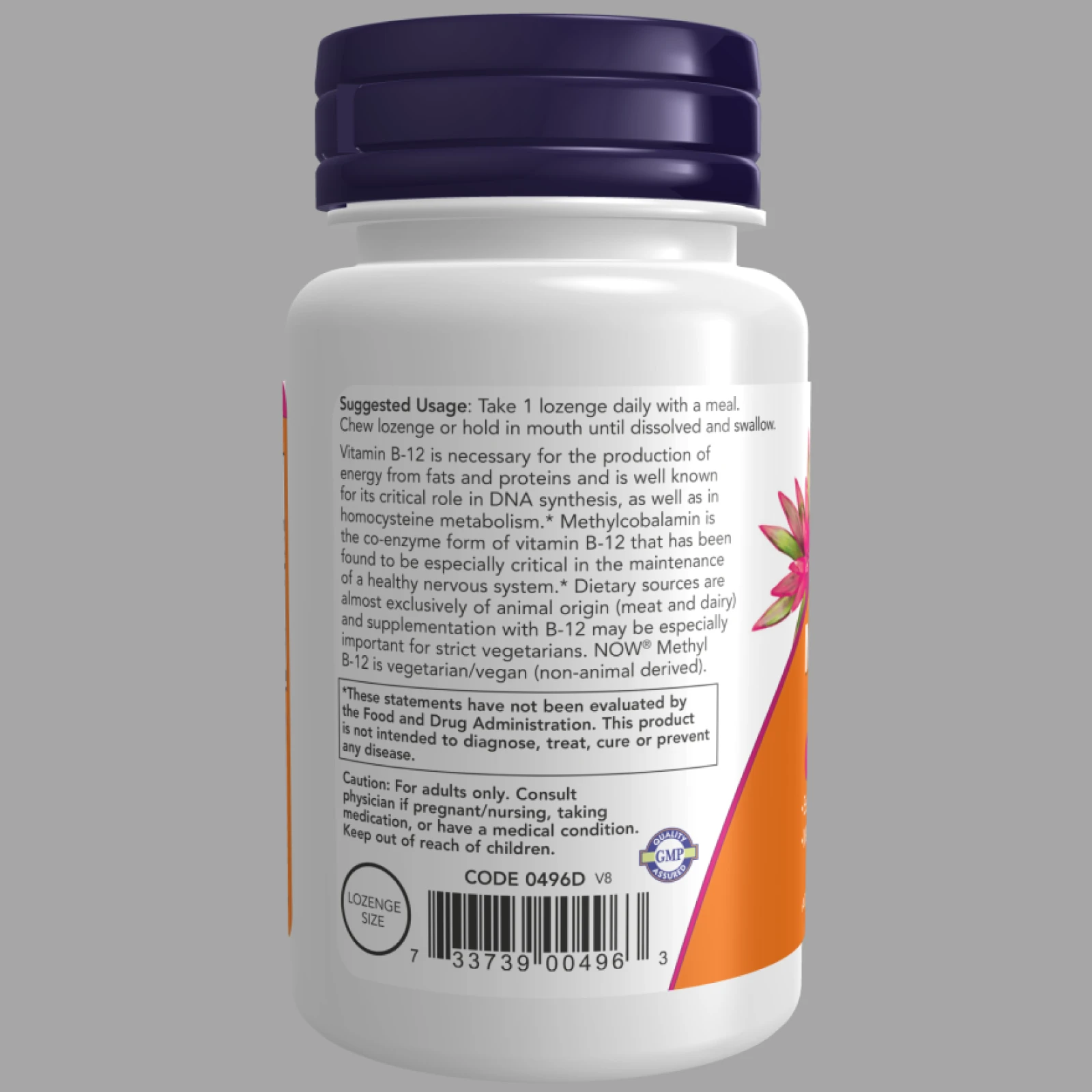 Methyl B-12 5,000 mcg 60 Lozenges · záber 3