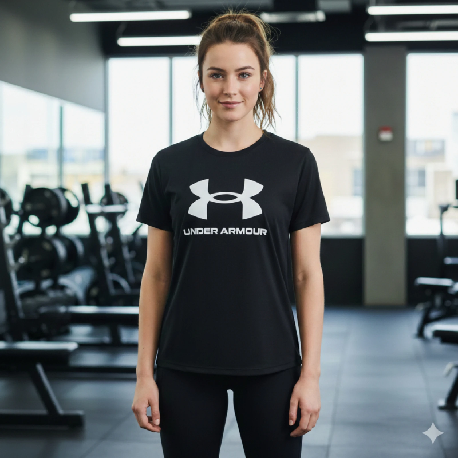 Lány póló rövid ujjú UNDER ARMOUR UA BIG LOGO SS · záber 4