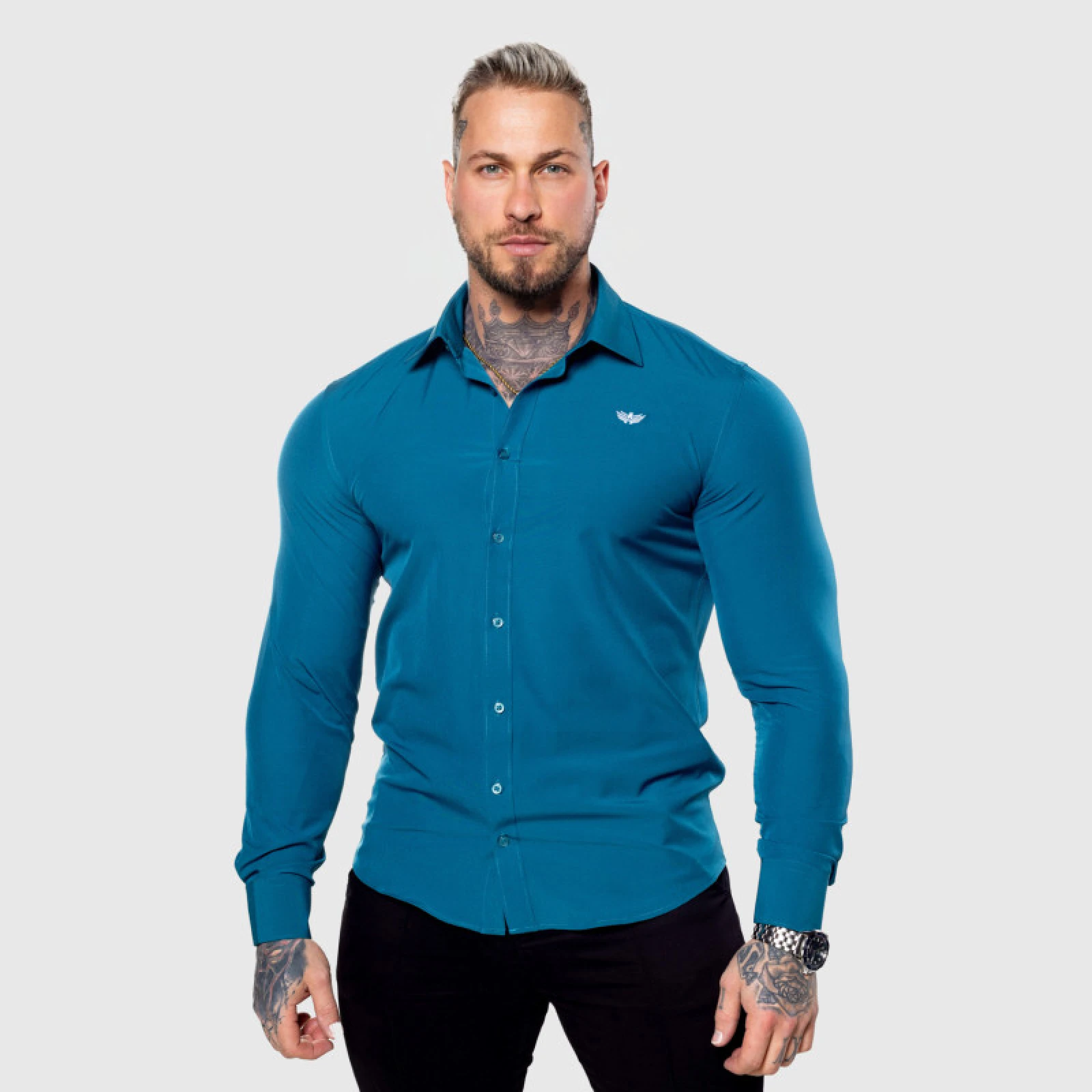Sztreccs ing Iron Aesthetics Slim Stretch, smaragd · záber 1