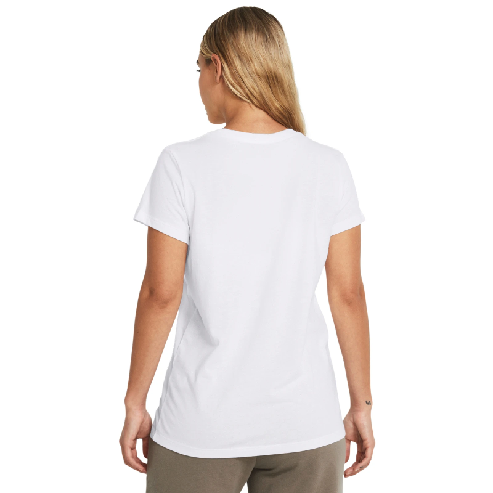 Női rövid ujjú póló UNDER ARMOUR UA Rival Logo SS-WHT · záber 2