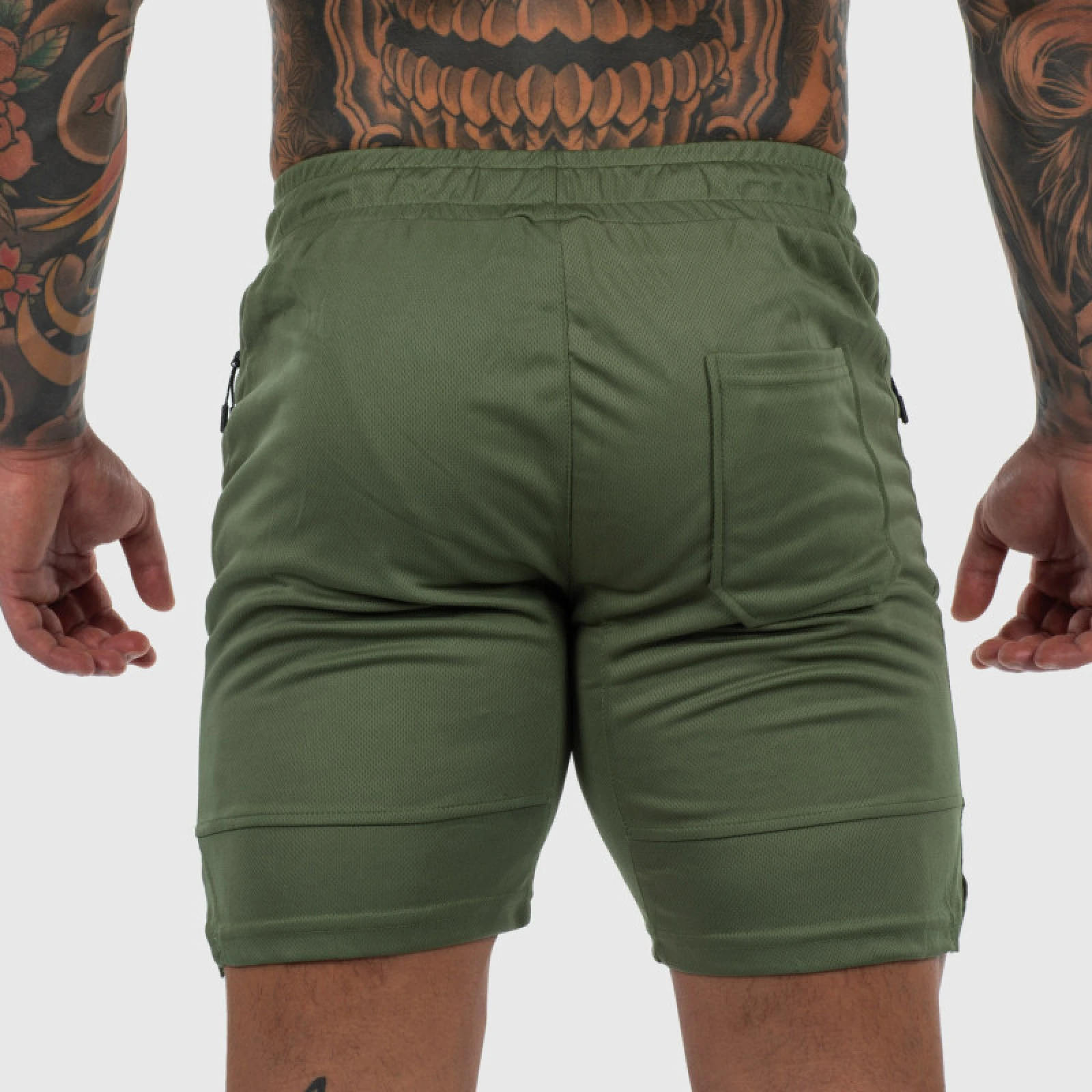 Sportos short Iron Aesthetics Lightning, zöld · záber 3
