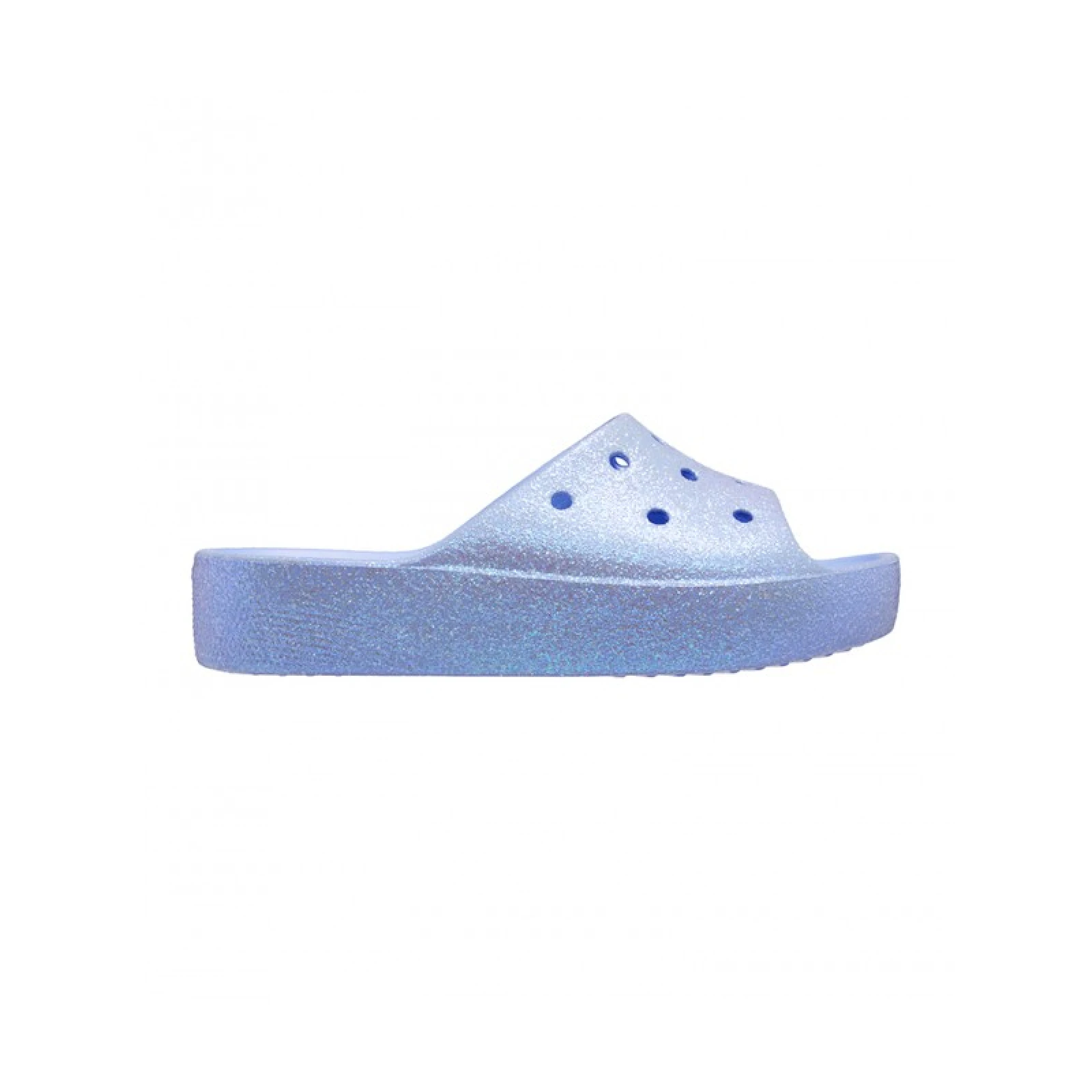 Női papucsok (strandcipők) CROCS Classic Platform Glitter Slide W moon jelly · záber 2