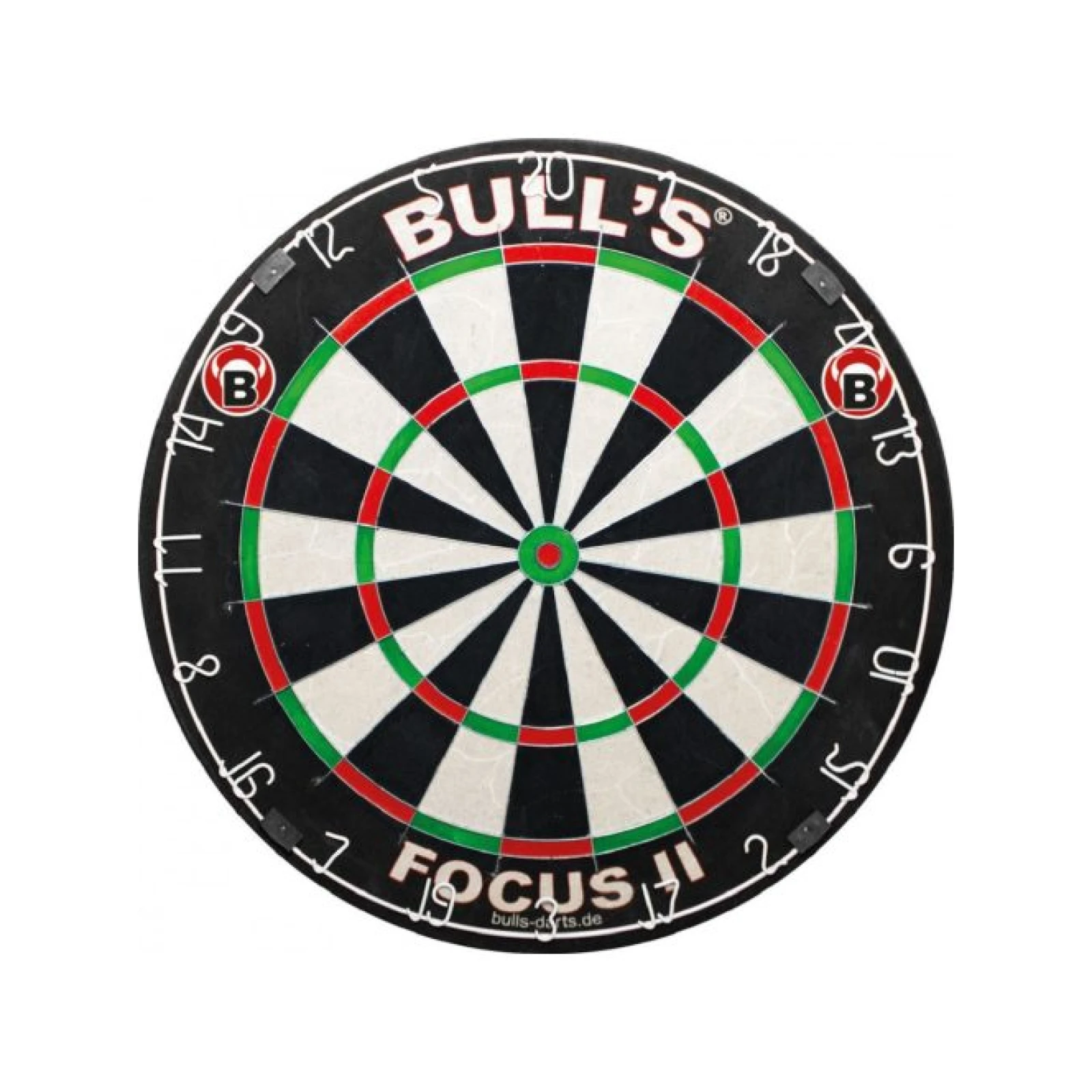 Bull's Focus II hivatalos verseny darts tábla, sisal kender, penge térrács (10db !!!) · záber 2