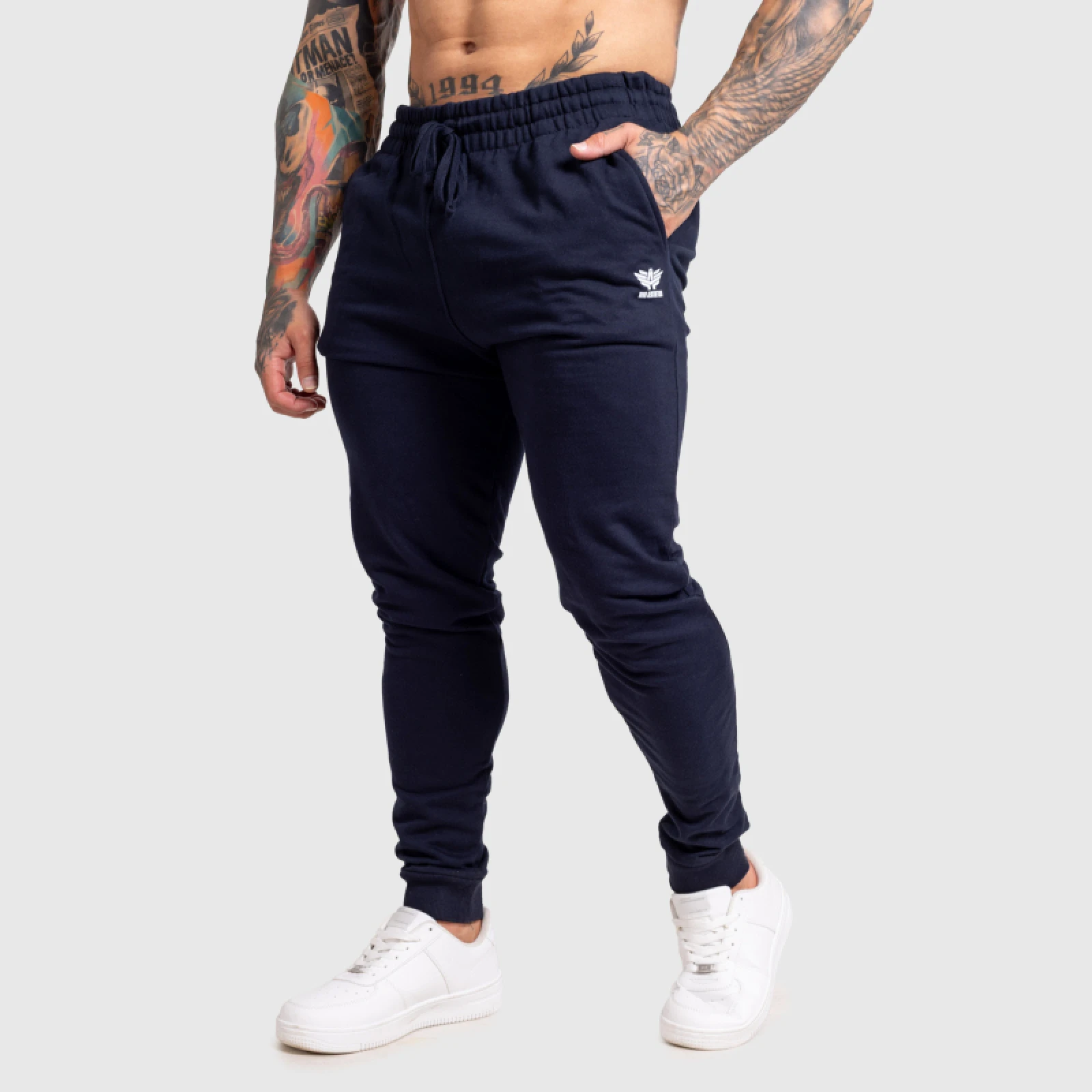 Férfi jogger melegítőnadrág Iron Aesthetics Snap, navy · záber 3