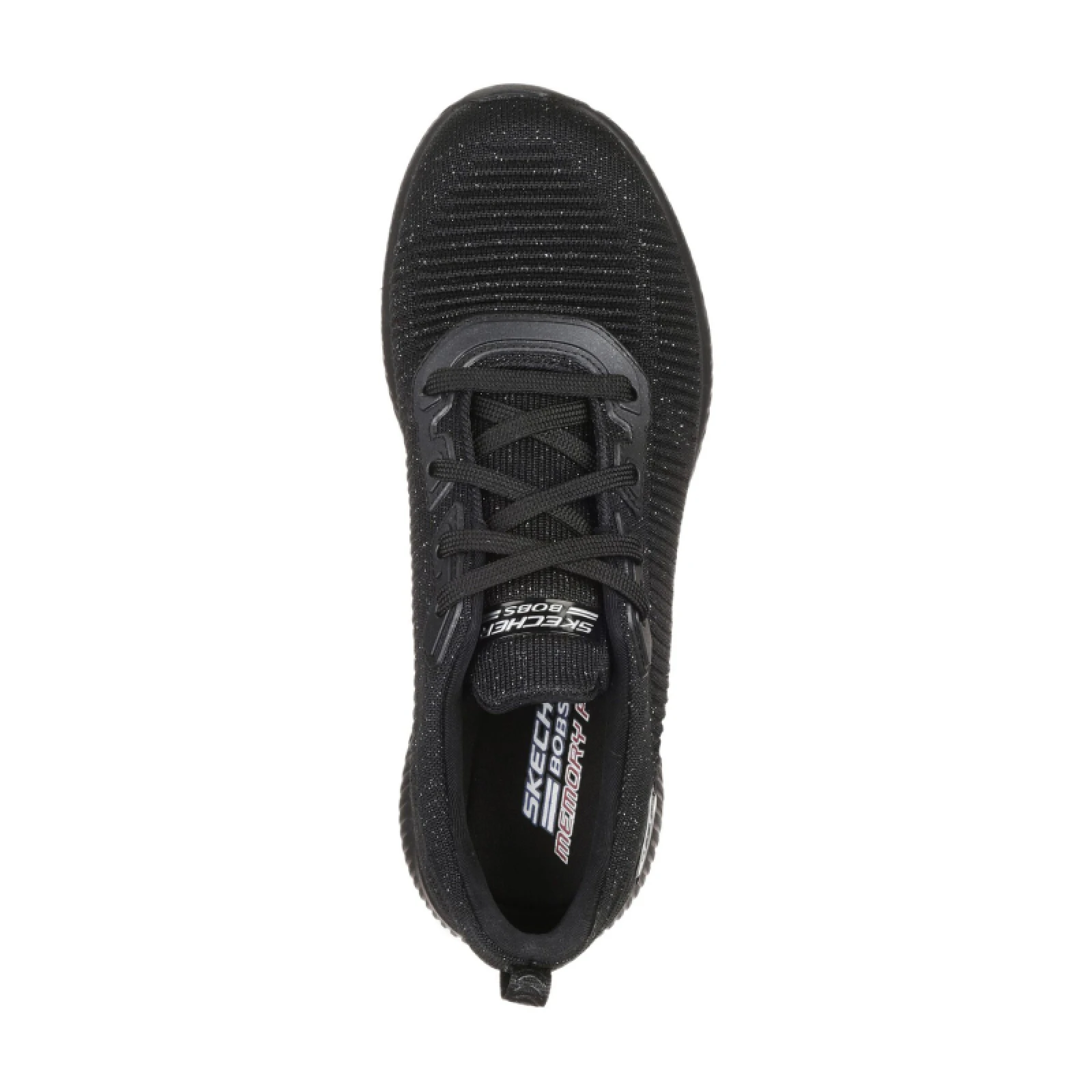 Női szabadidőcipők SKECHERS Bobs Sport Squad Total Glam black silver · záber 4