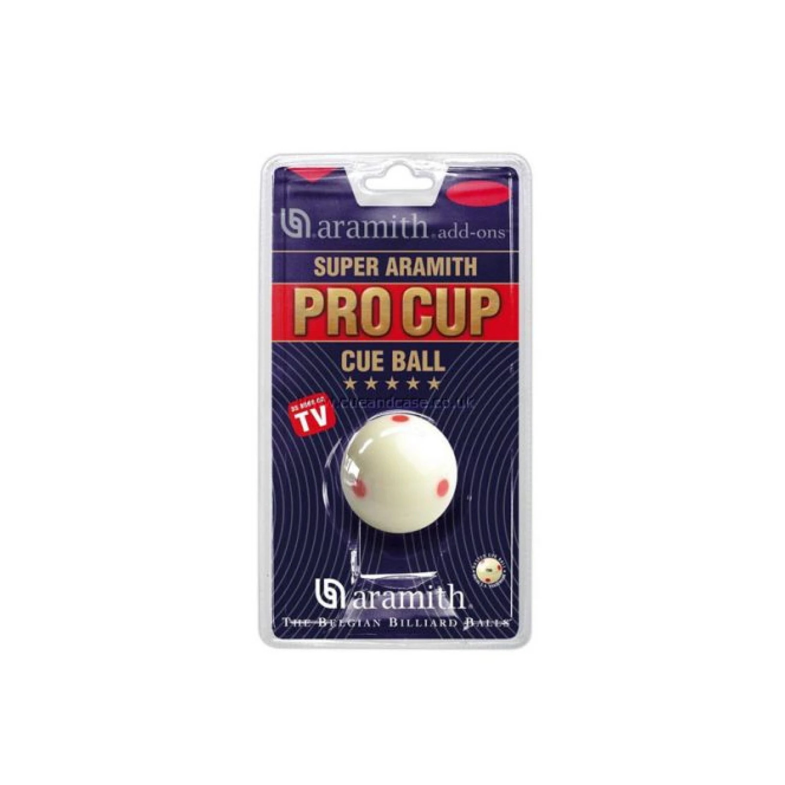 Pool fehér golyó 57,2 mm PRO-CUP normál méretű · záber 2