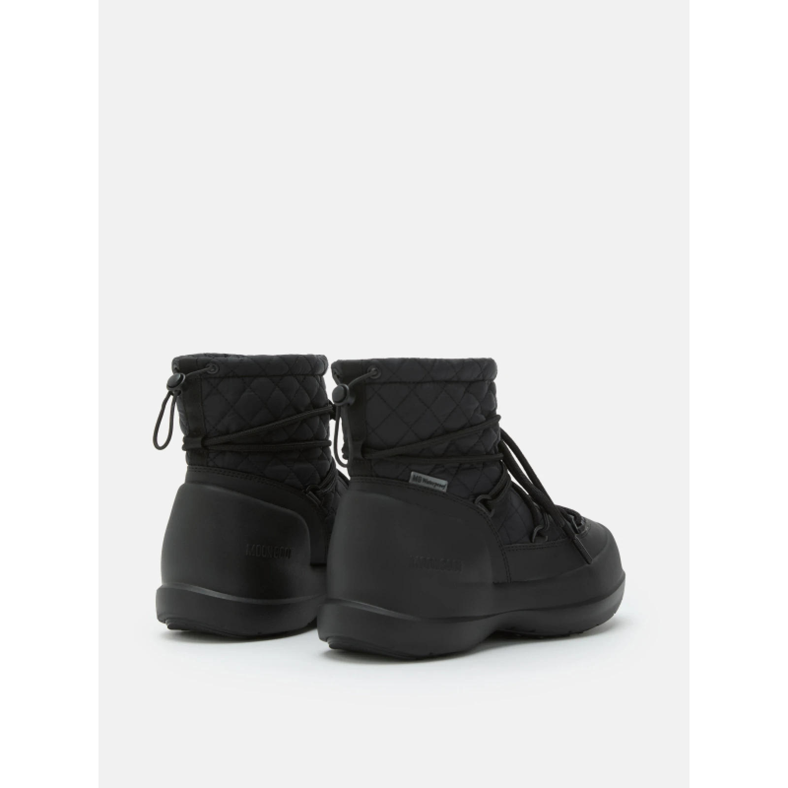 Bokacsizmák télen MOON BOOT MB MEZZALUNA QUILTED MID WP-N001 BLACK · záber 3