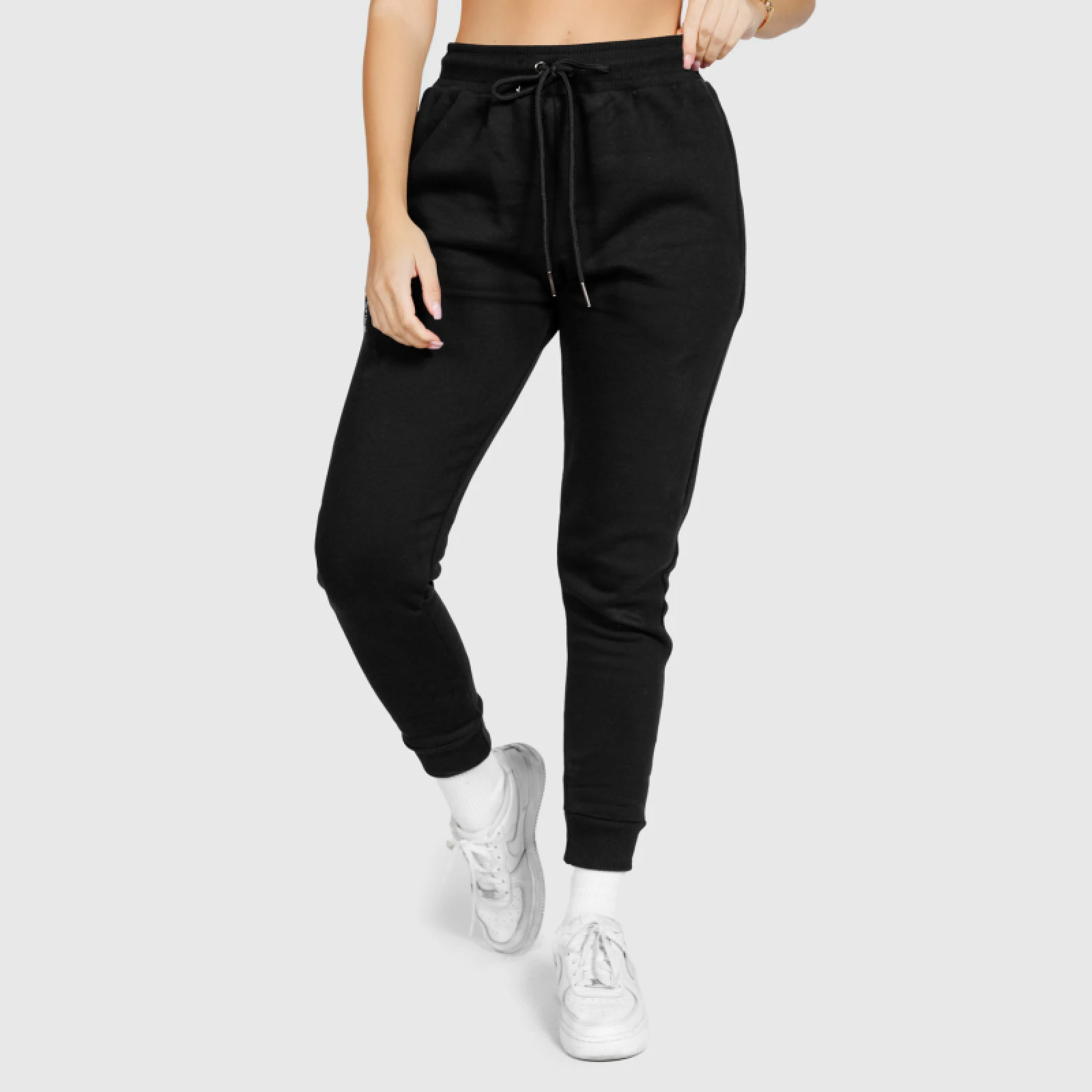 Női sportos melegítőnadrág Iron Aesthetics Comfy, fekete · záber 3