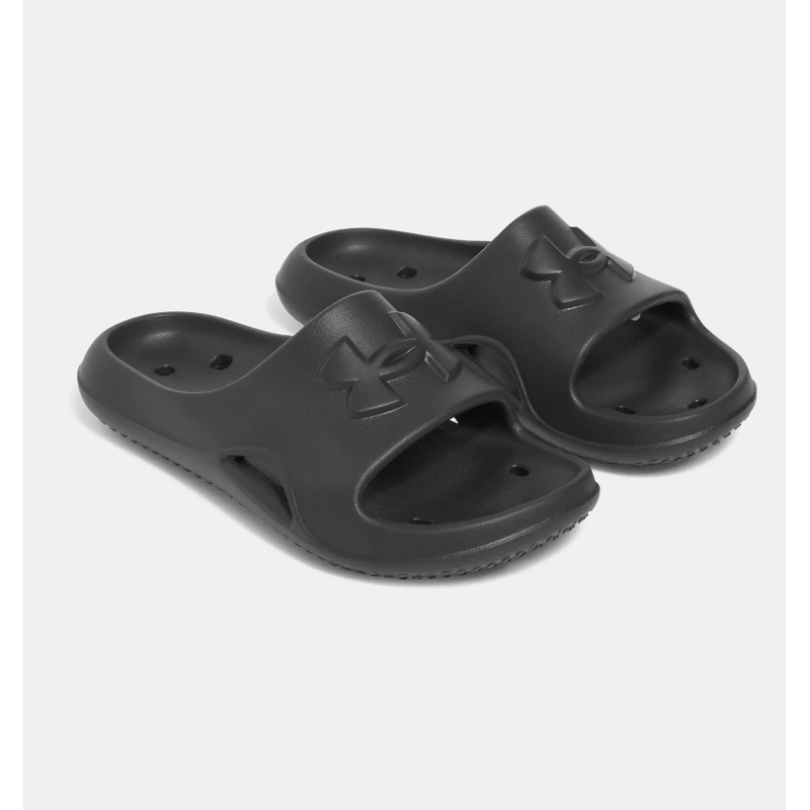 Női papucsok (strandcipők) UNDER ARMOUR UA Locker V SL W black black black · záber 4