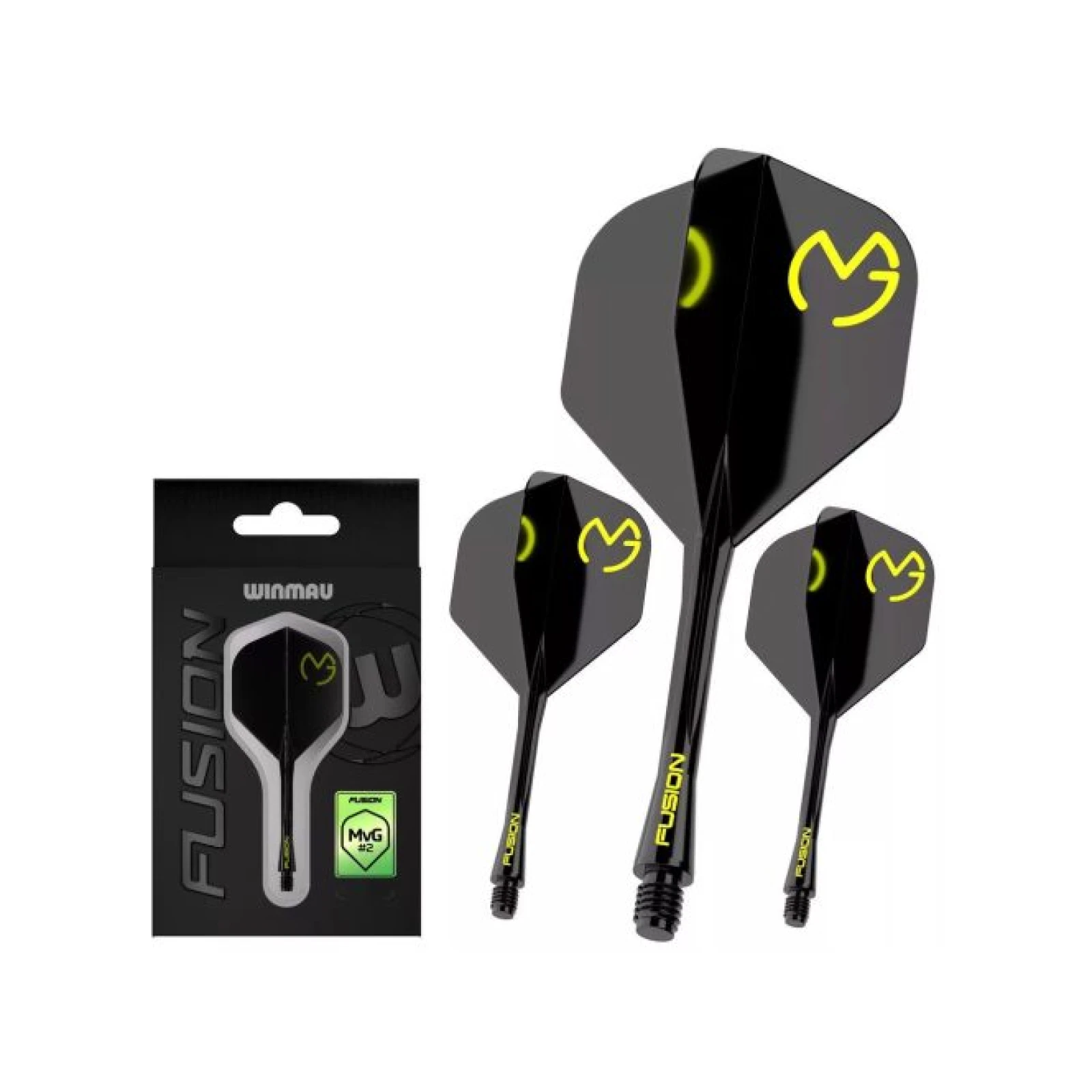 Darts toll és szár egyben Winmau Fusion MvG Pac Man, No2 toll és hosszú szár · záber 2