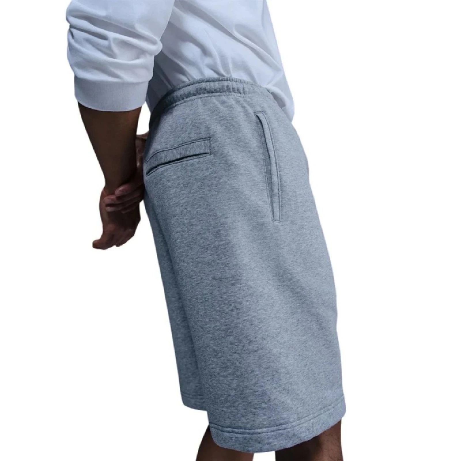 Férfi melegítőnadrág rövidnadrág NIKE M NK CLUB BB SHORT GX DK GREY HEATHER LT SMOKE GREY WHITE · záber 3