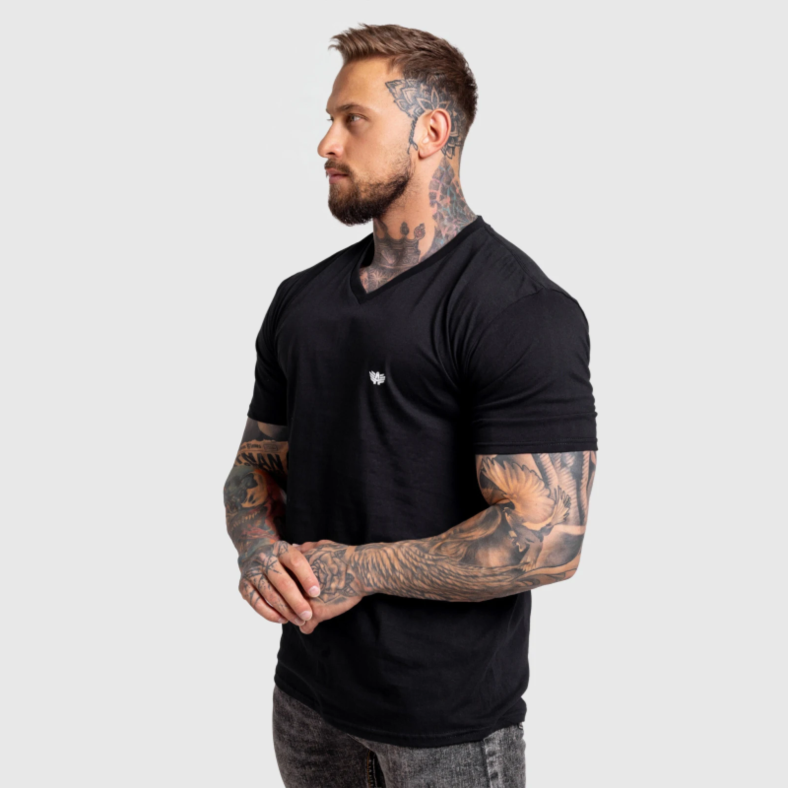 Férfi póló Iron Aesthetics Imperial, fekete · záber 4