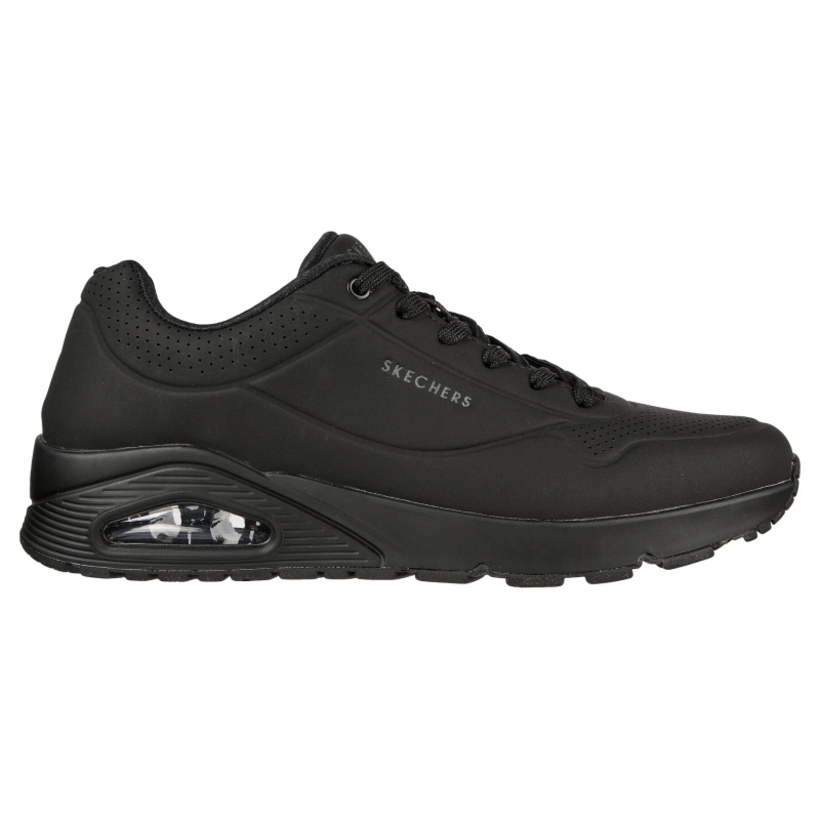 Férfi szabadidőcipő SKECHERS Uno Stand On Air M black black · záber 7
