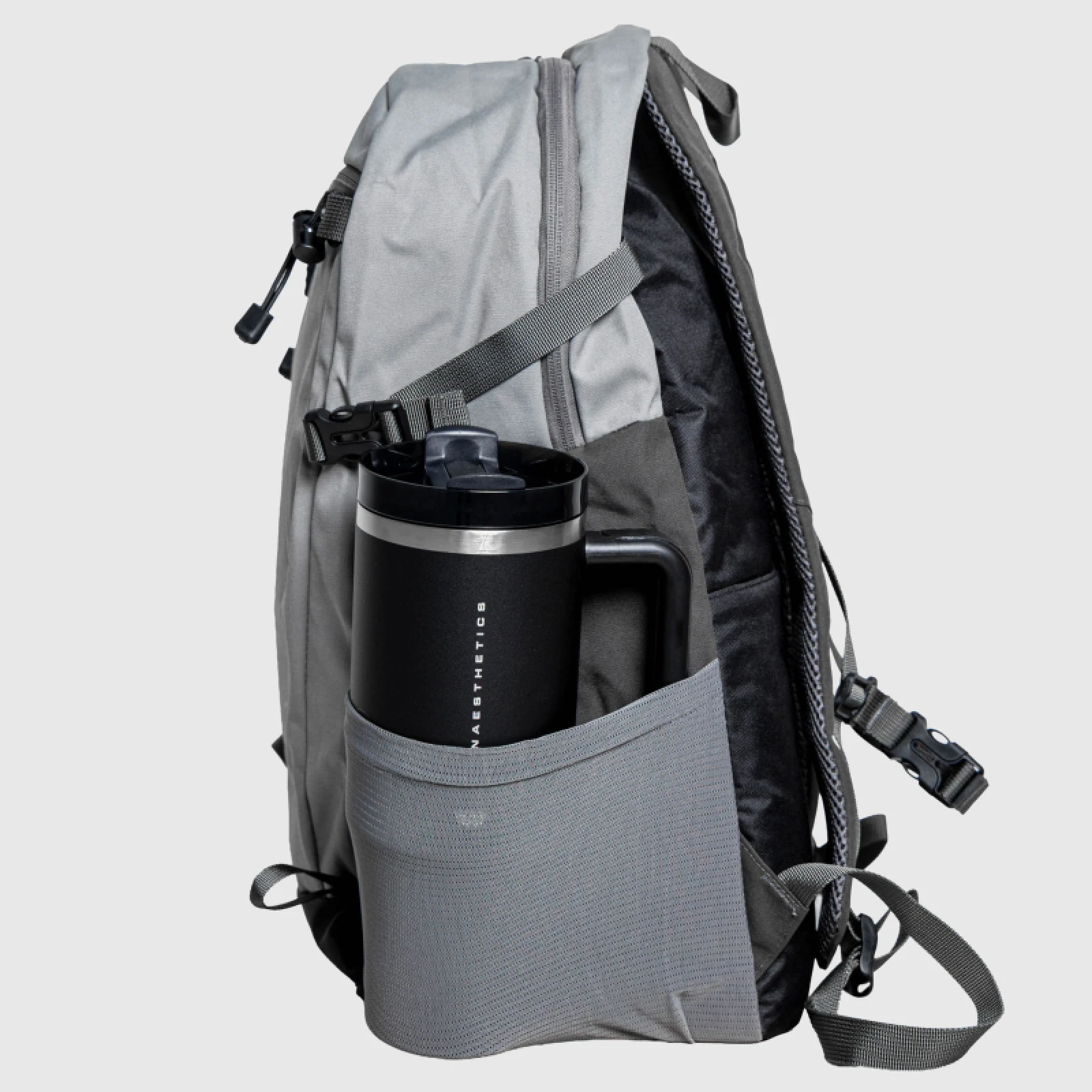 Hátizsák Iron Aesthetics Hiker, szürke · záber 4